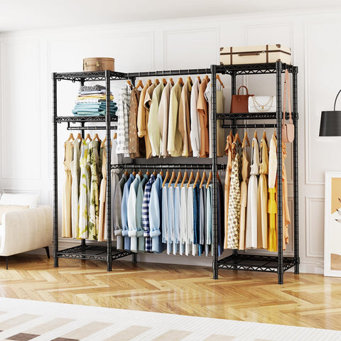 Ulif E7 garment rack anti-tip setup improving stability