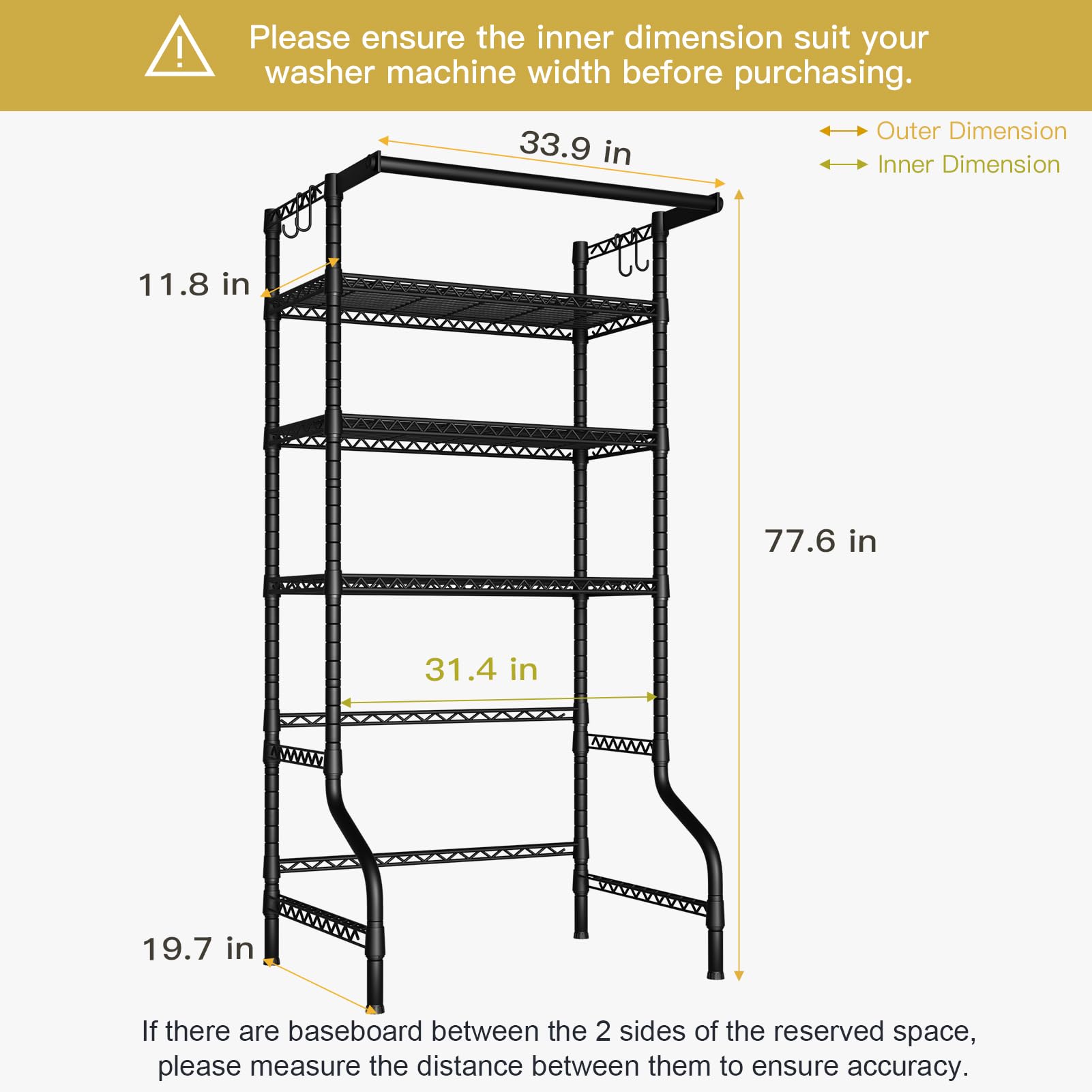 Metal freestanding drying rack by Ulif U11 highlights durability.