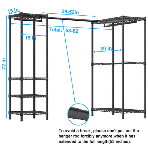 ULIFHOME E10L side-angle view demonstrates sturdy corner storage capacity