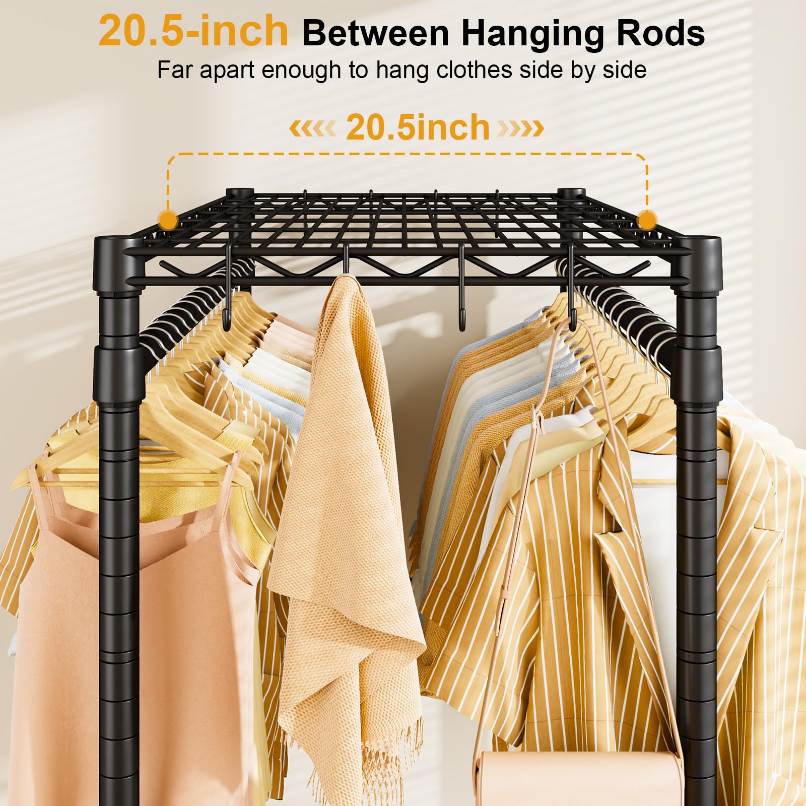 ULIFHOME P4 Plus dimension guide highlights 45-inch width and 20.5-inch depth