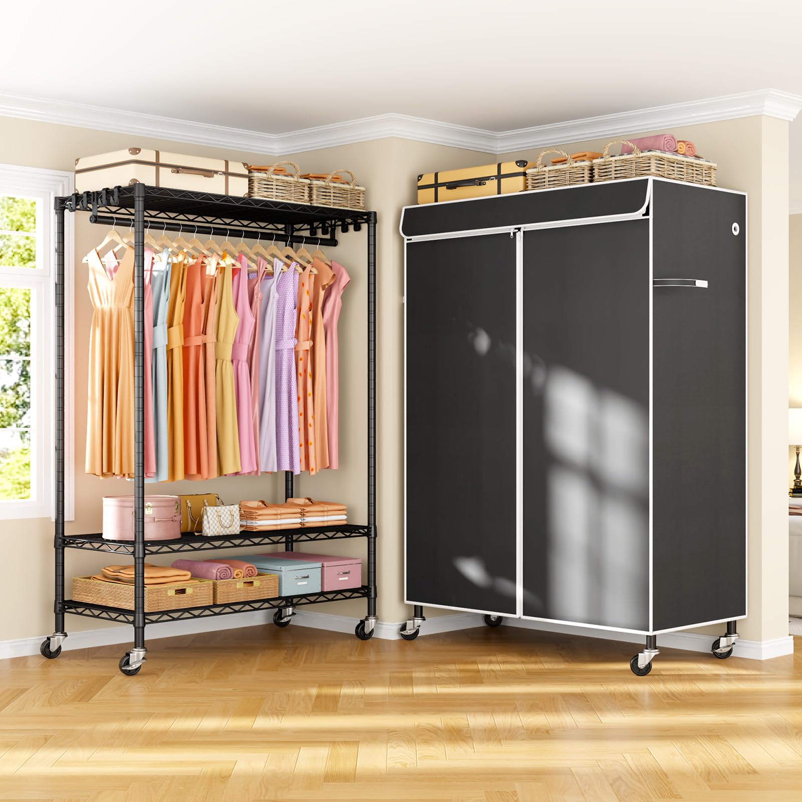 ULIFHOME P6C Plus dimensions 46W by 16.5D by 76.8H fit compact rooms.