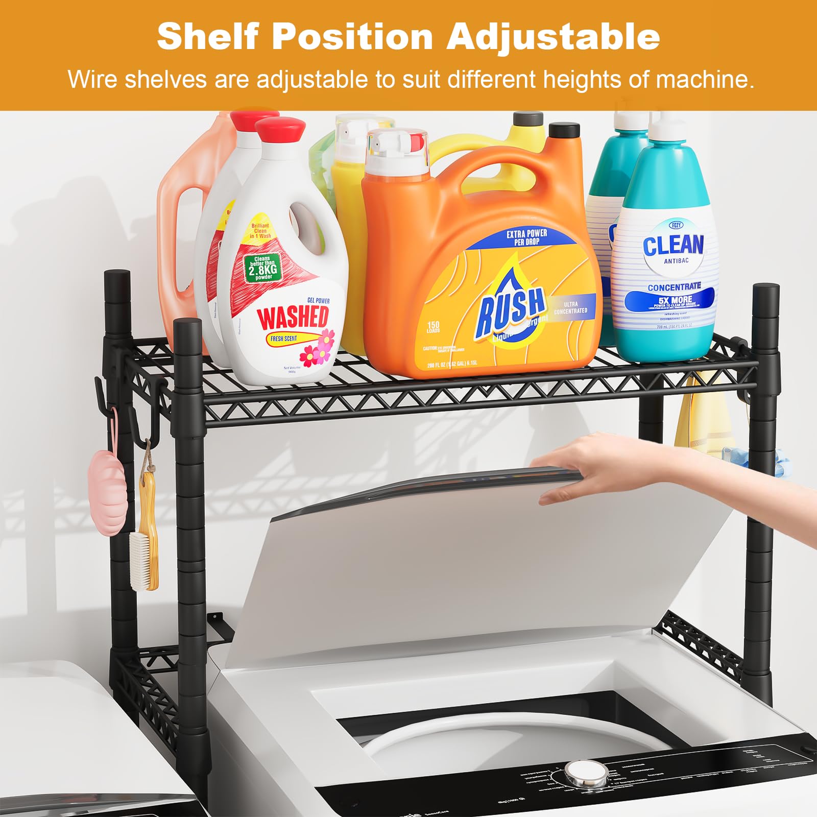 ULIFHOME U16 black finish suits modern laundry spaces