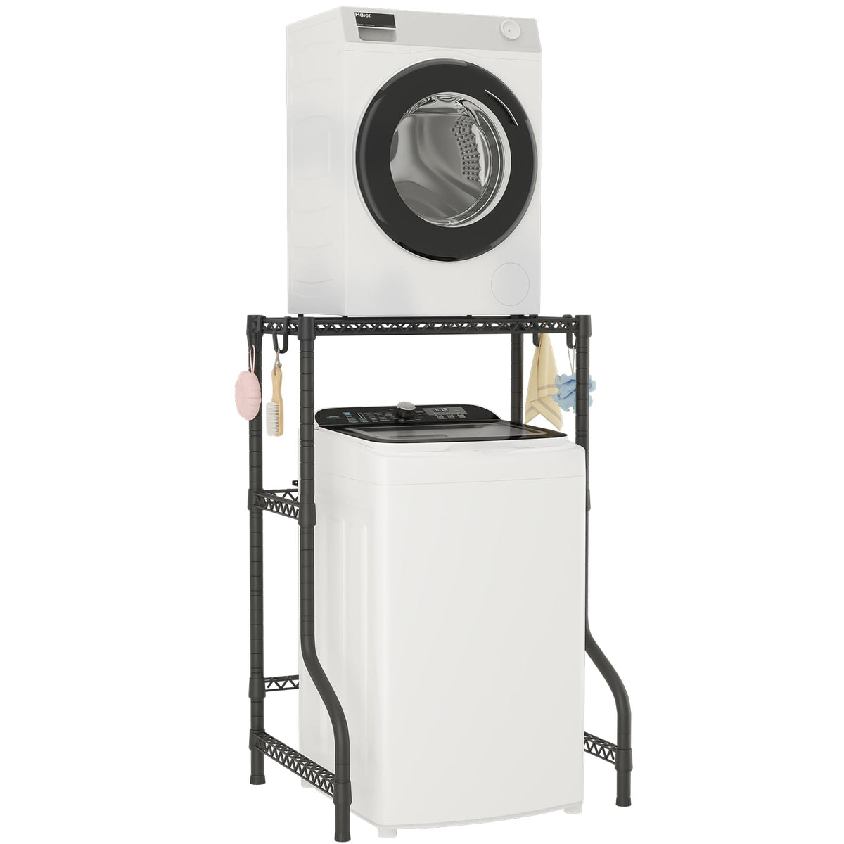 ULIFHOME U16 over-washer-dryer rack maximizing space in small laundry rooms