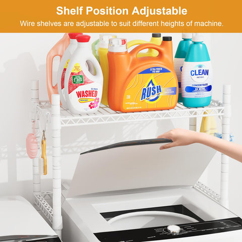 ULIFHOME U16 tall frame optimizes vertical laundry storage.