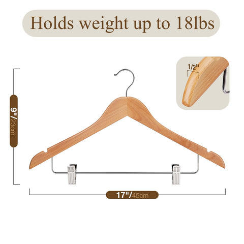 Ulimart 2-in-1 hangers hold pants and skirts together for easier outfit coordination.
