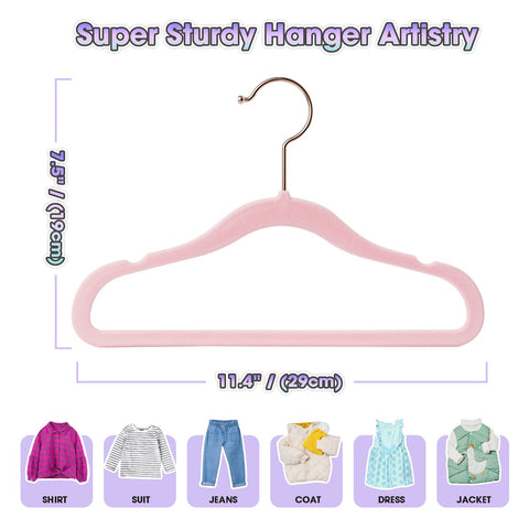 Ulimart durable kids hangers designed for infants and toddlers' wardrobes