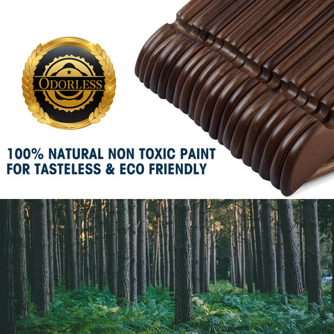 Ulimart sanded-edge hangers prevent snags with smooth, splinter-free surfaces