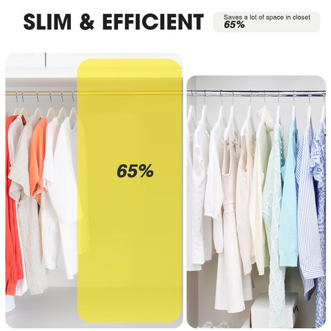 Ulimart versatile hangers hold two-piece outfits neatly in a compact design.