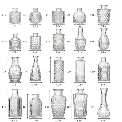 Ulodimi assorted bud vases display greenery and cuttings with style.