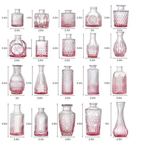 Ulodimi bud vases for showcasing small bouquets and cuttings.