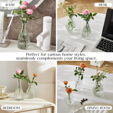 Ulodimi table centerpiece vases create cohesive decor for parties or gatherings.