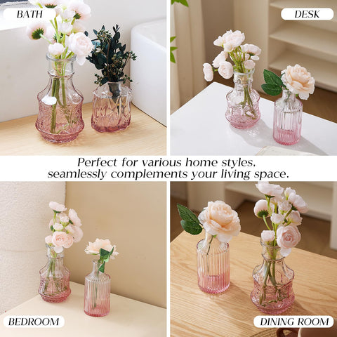 Ulodimi vintage crystal vases closeup highlighting craftsmanship.