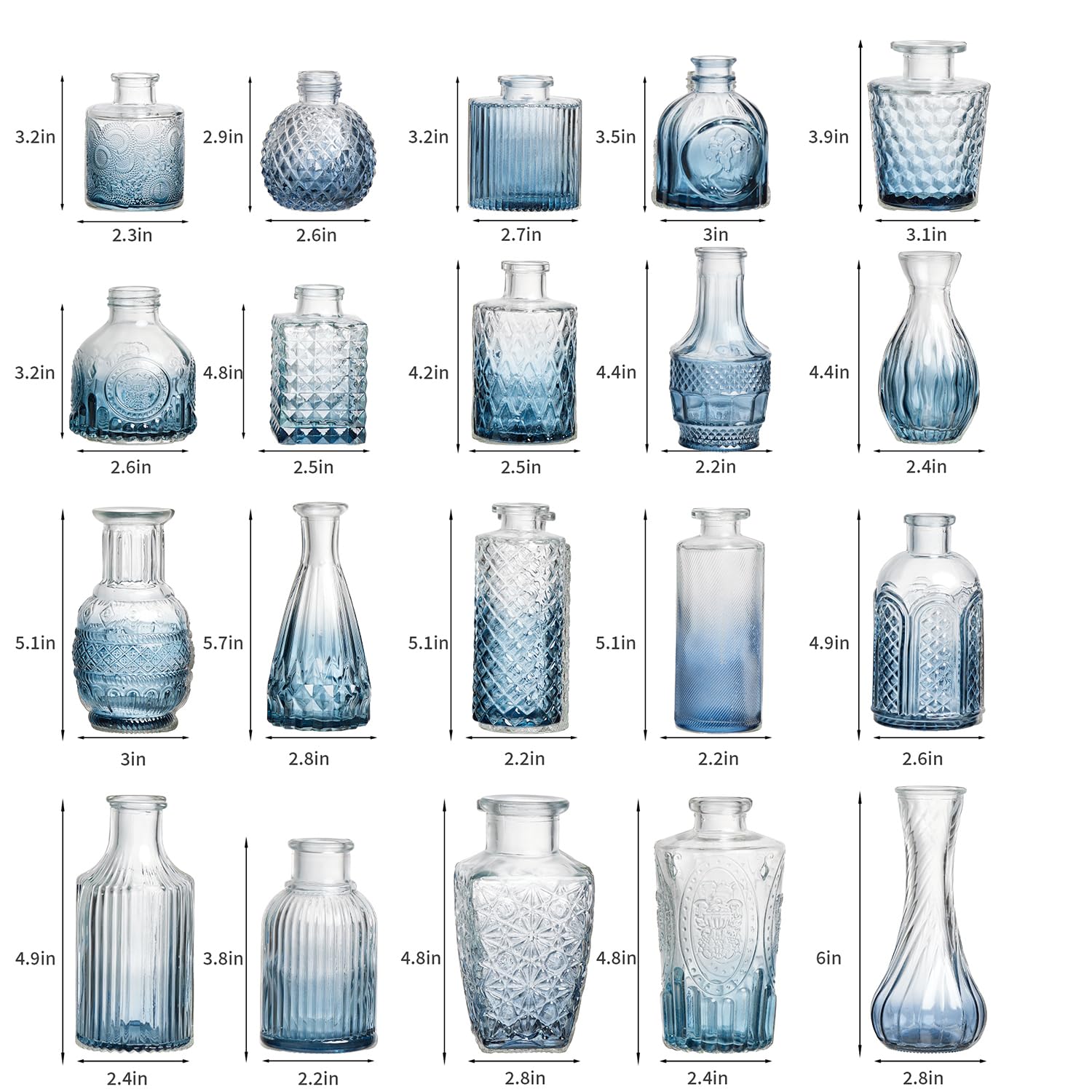 Ulodimi wedding centerpiece bud vase offering timeless decor for ceremonies