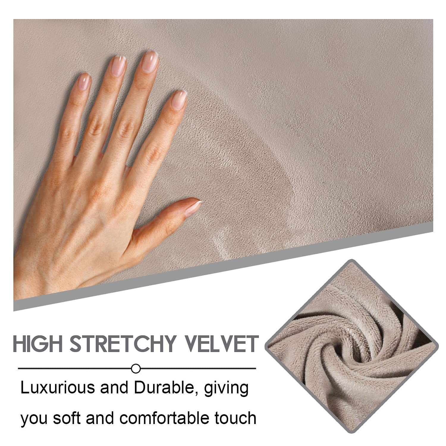 ULTICOR center-back seat cover piece in taupe blending with recliner upholstery.