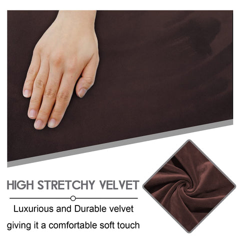 ULTICOR love seat cover features streamlined installation and machine washable care.