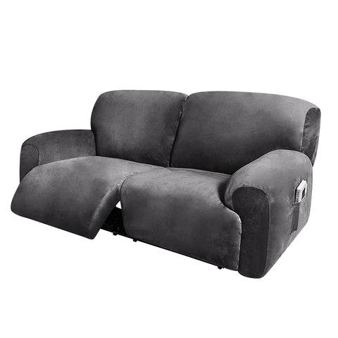 ULTICOR extra-wide slipcover front view for 75-100 inch sofas, snug fit.