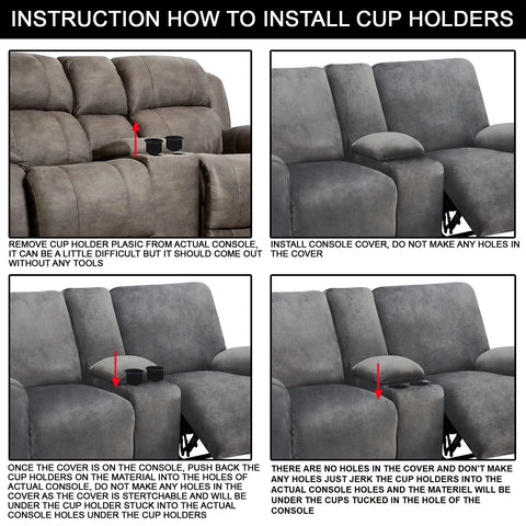 ULTICOR two-seat recliner sofa protector helps extend life and maintain color.