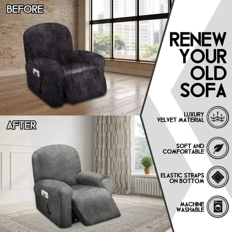 ULTICOR recliner cover protects against spills and wear, extending chair life.