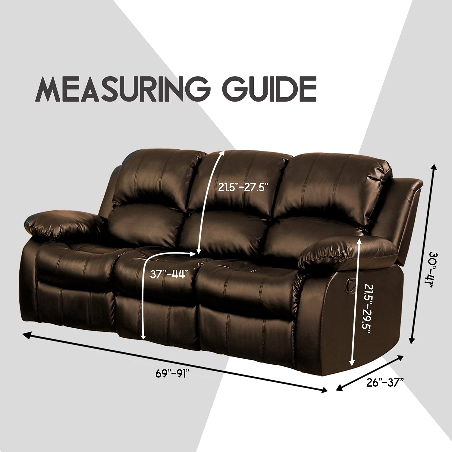ULTICOR Velvet 8-Piece Recliner Cover shows quick, easy installation