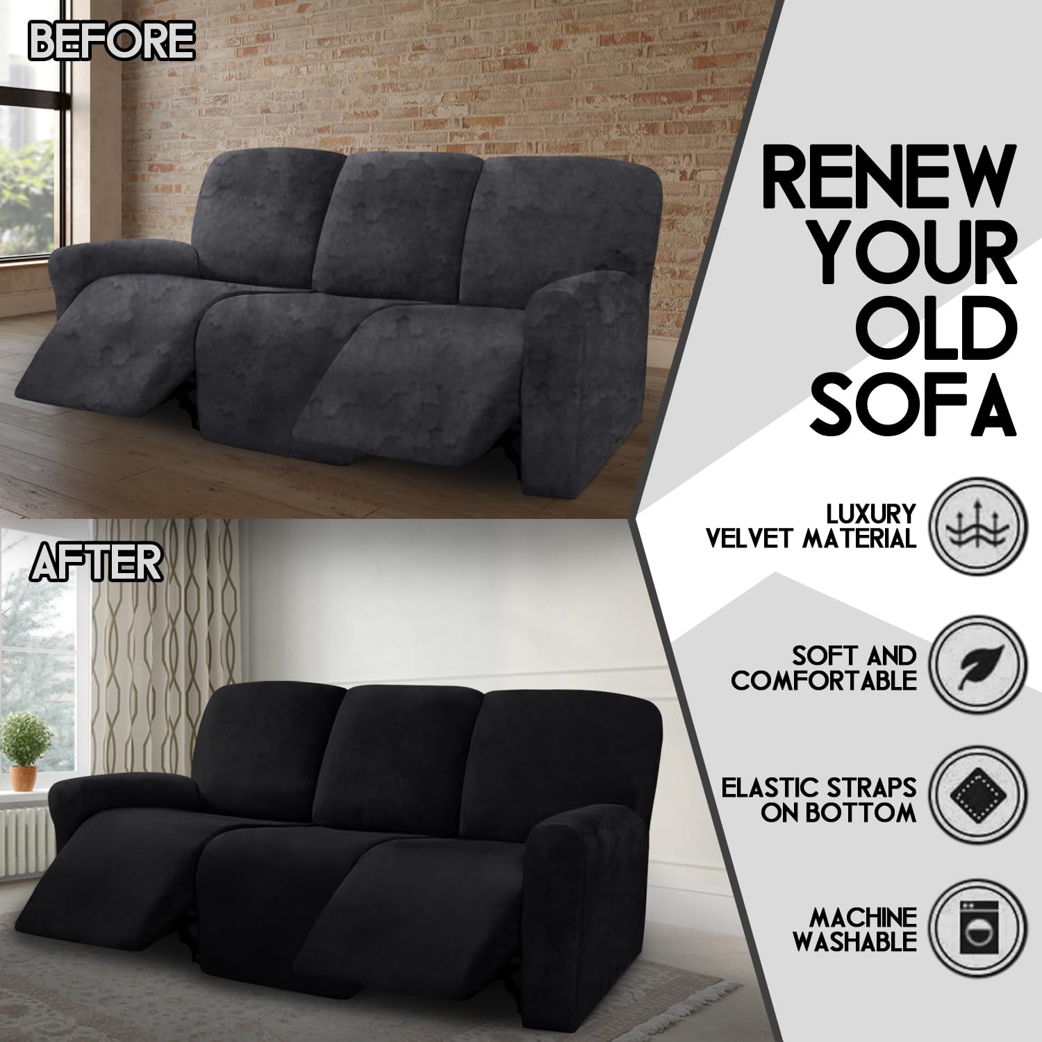 ULTICOR Velvet protects against stains and daily wear on a sofa