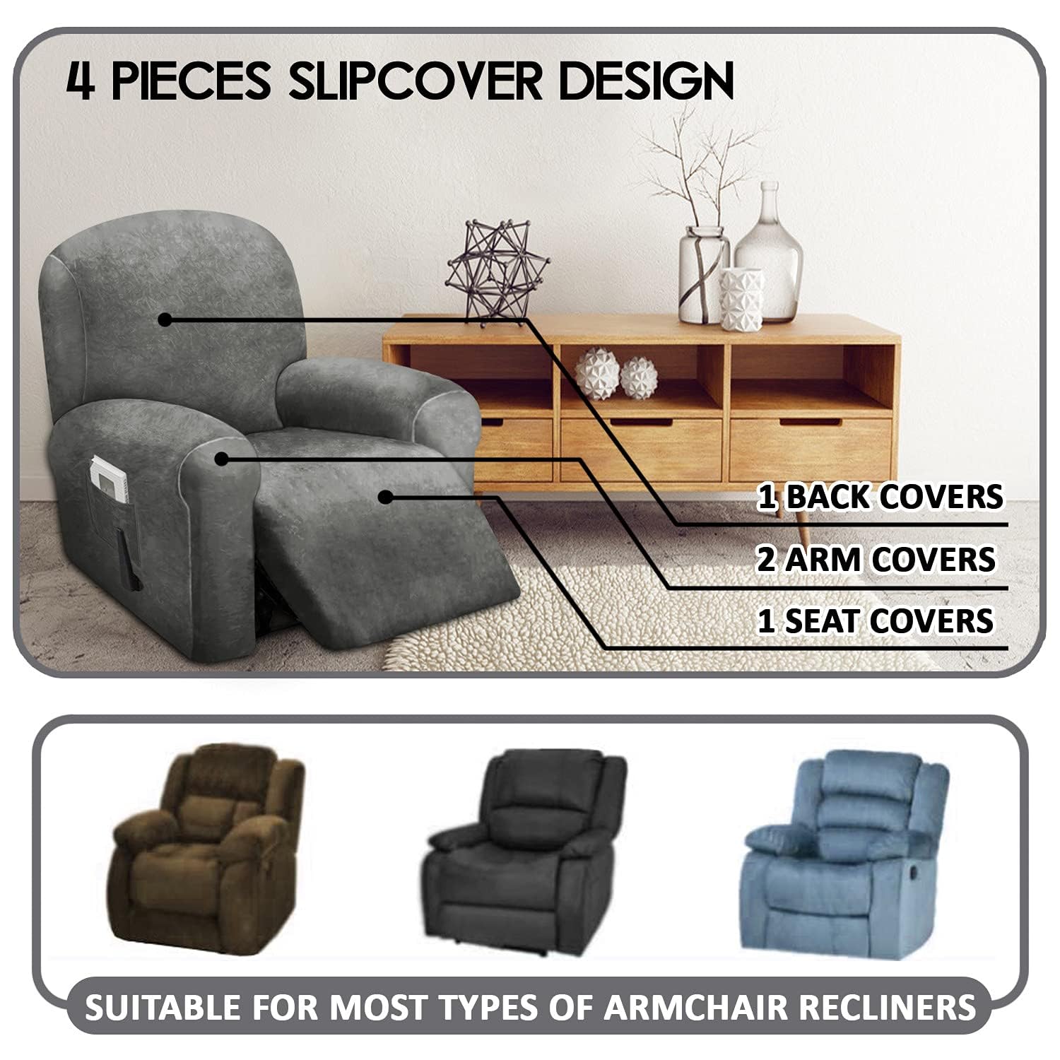 ULTICOR velvet plush fabric close-up highlights soft texture for cozy seating and protection.