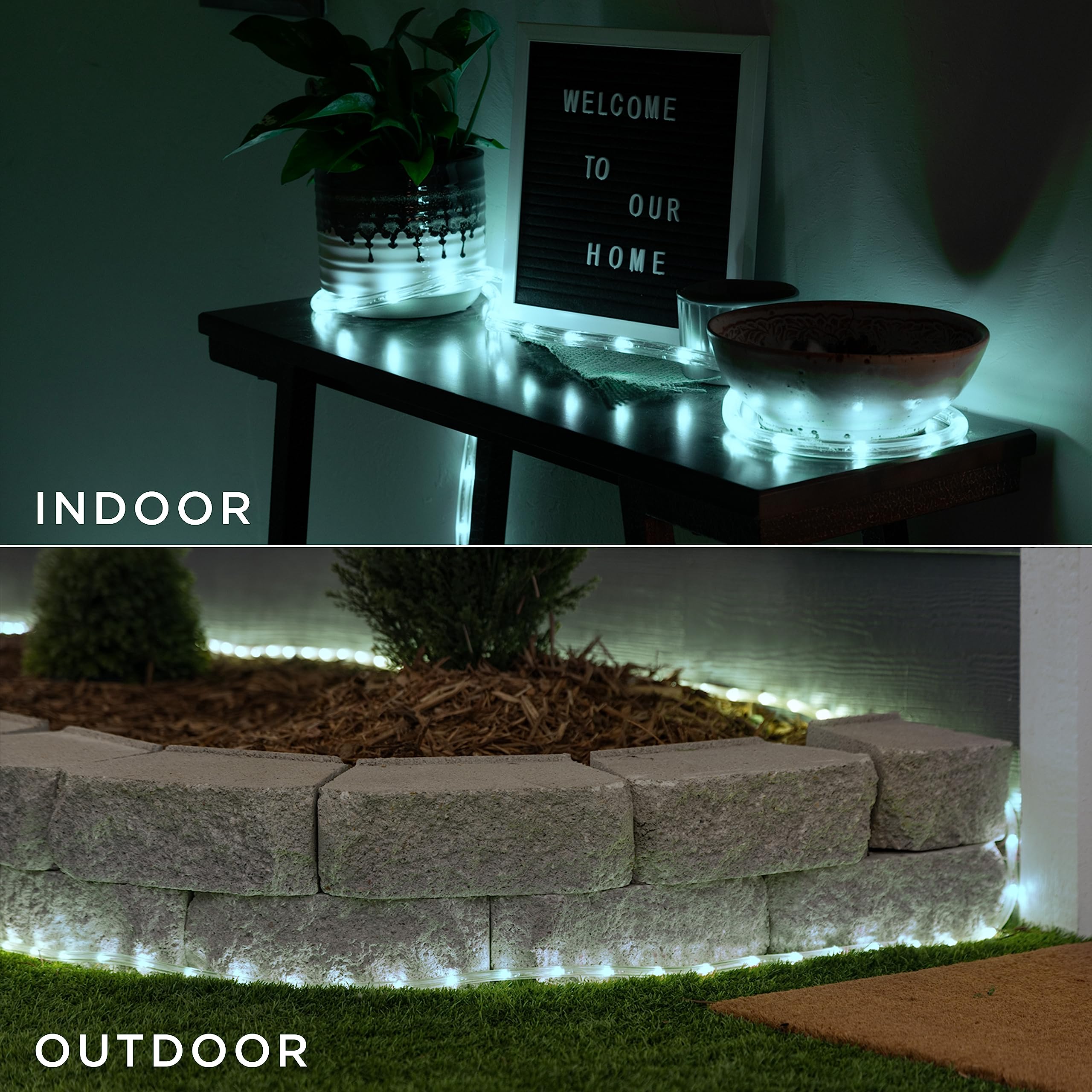 UltraPro Escape Rope Light indoors for accent lighting that's easy to install.