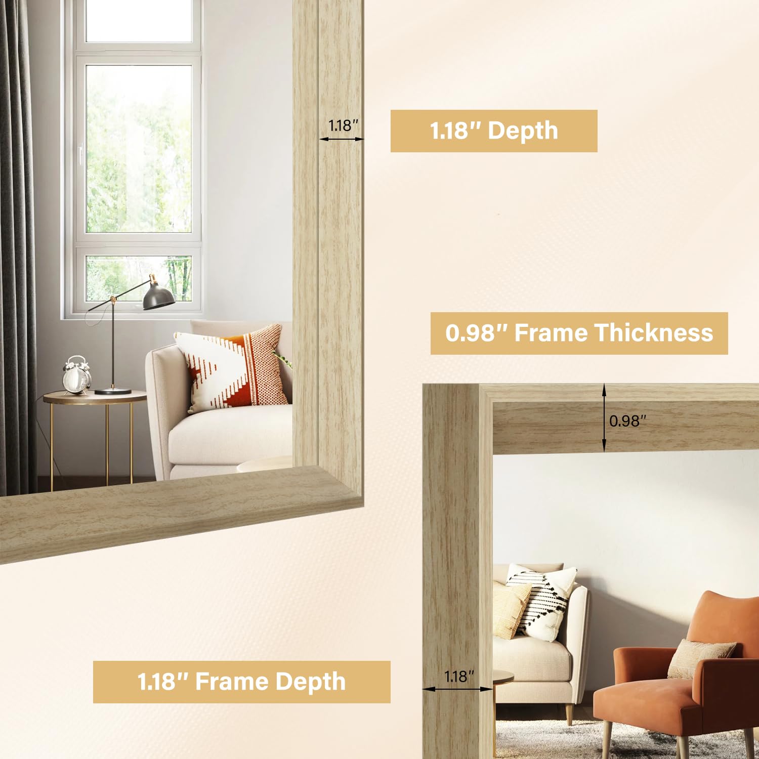 Ultrue anti-desilvering edge protection extends mirror lifespan