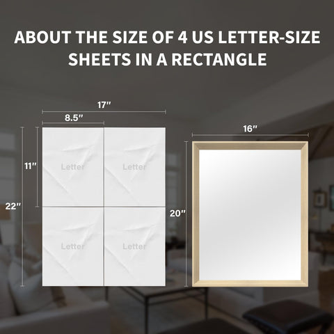 Ultrue tempered glass 1/8 inch clarity ensures distortion-free reflection