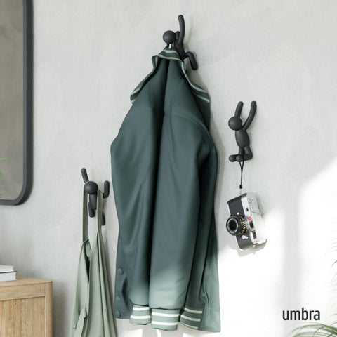 Umbra Buddy Wall Hooks climbing-figures detail add playful decor and function