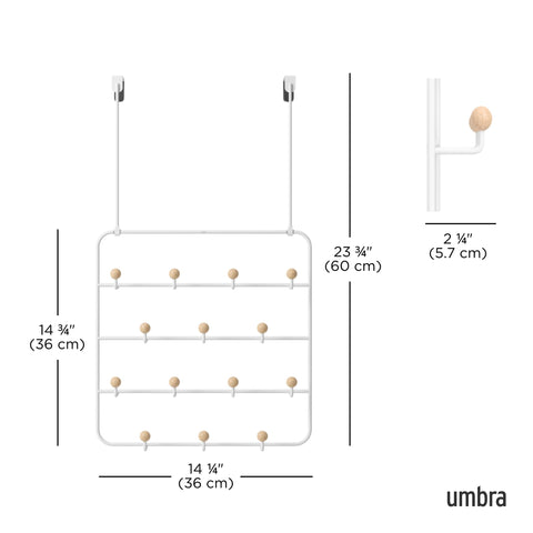Umbra Estique 14 hooks for entryway organization and quick access