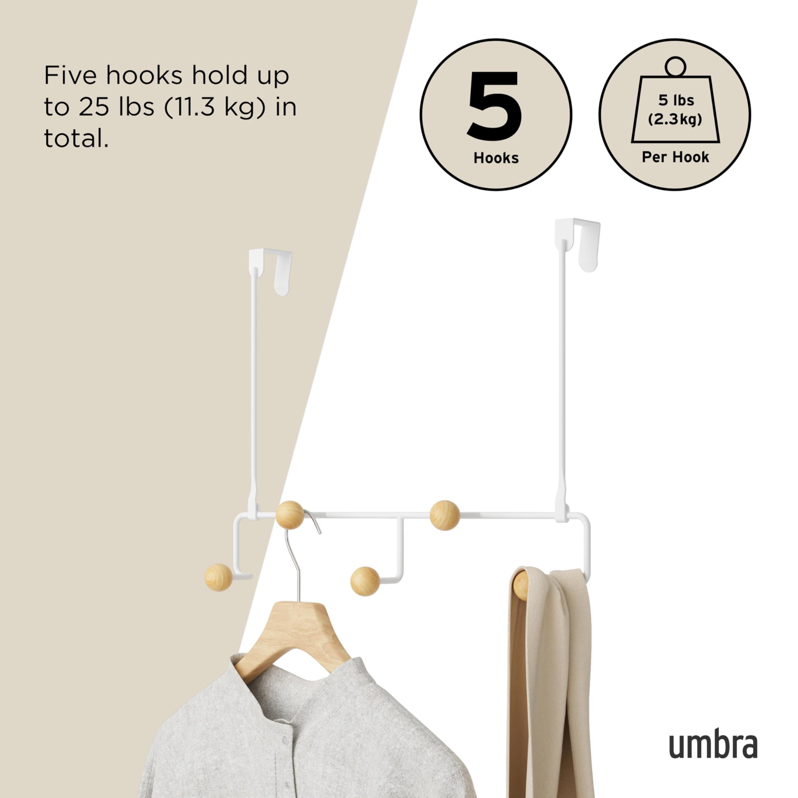 Umbra Estique eco-friendly renewable wood with a durable finish.