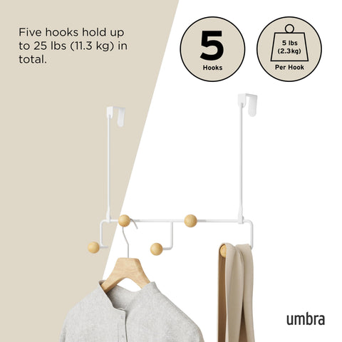Umbra Estique eco-friendly renewable wood with a durable finish.