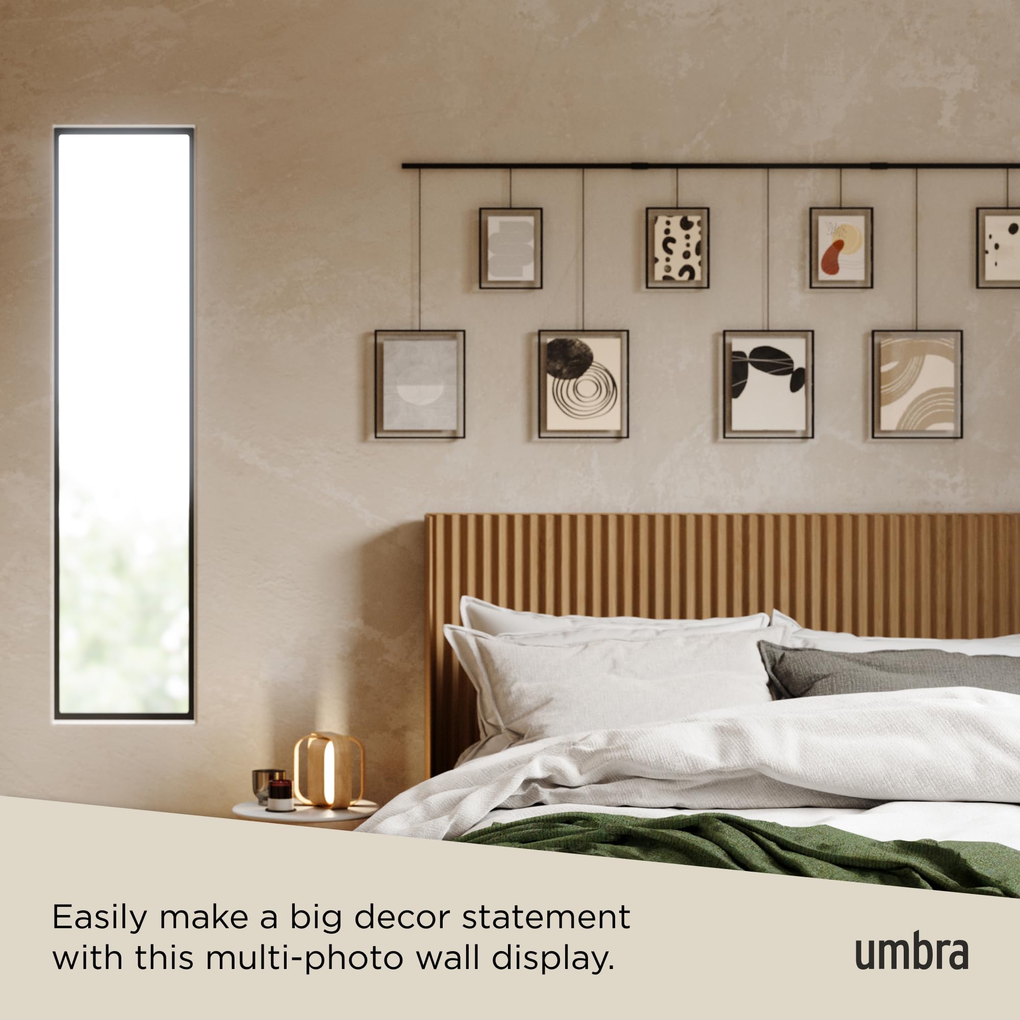 Umbra Exhibit wall brackets included for simple installation