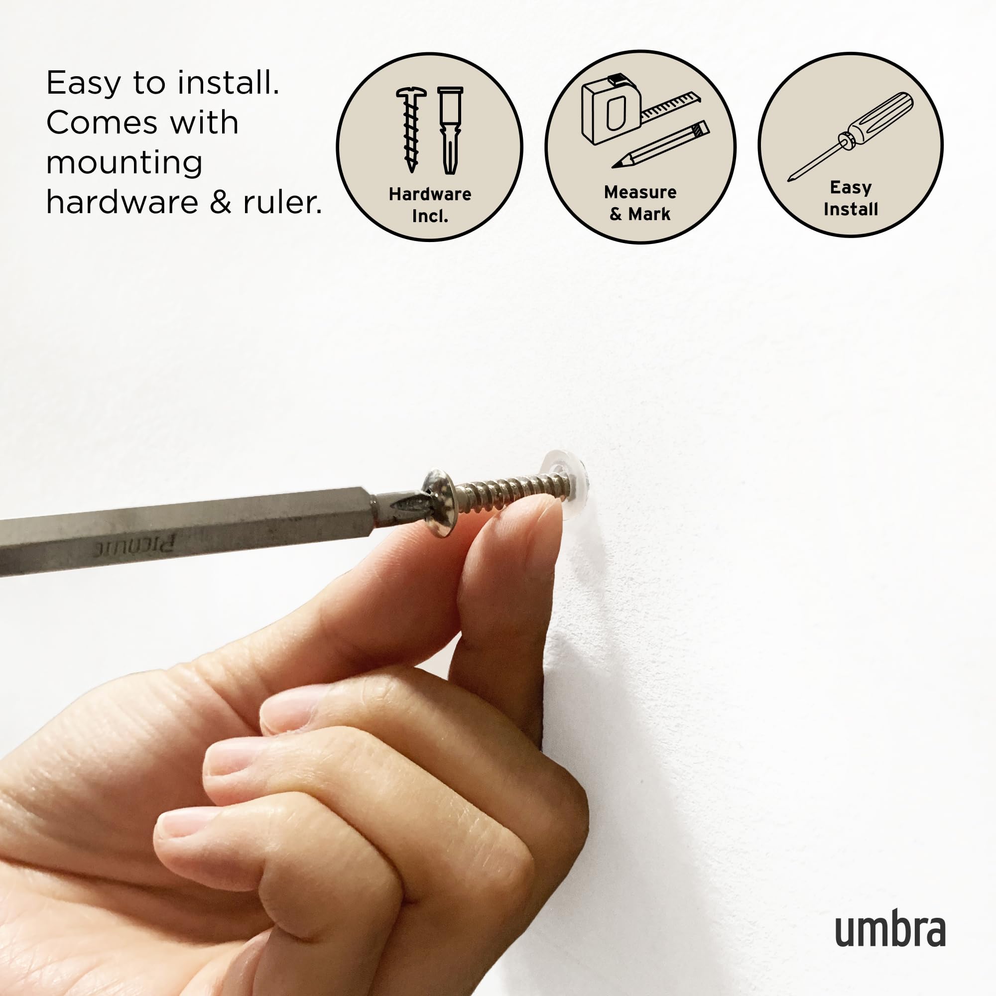 Umbra Flip in a dorm room showcases versatile space-saving storage.