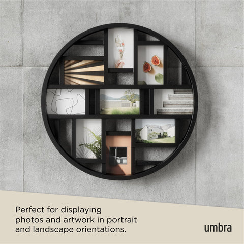 Umbra Luna is made from recycled plastics for an eco-friendly decor option.