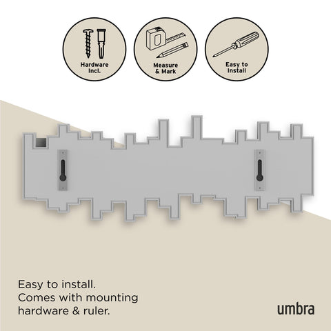 Umbra Sticks entryway organization helps keep outerwear tidy.