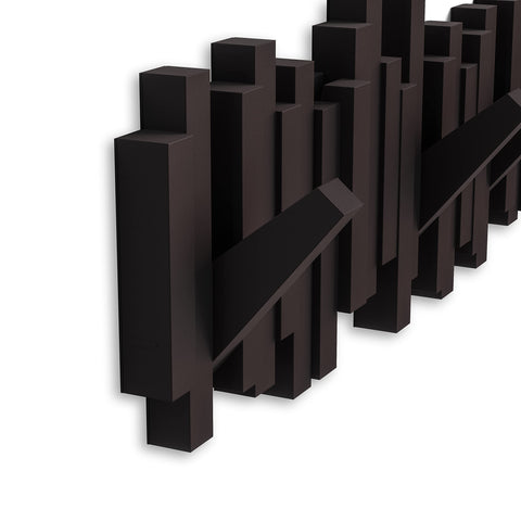 Umbra Sticks espresso ideal for dorm rooms or bedrooms.