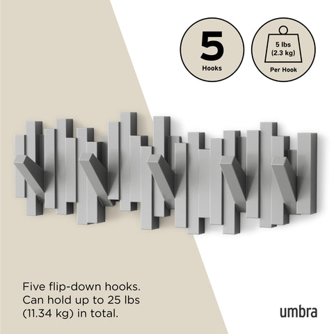 Umbra Sticks durable polypropylene construction for everyday use.