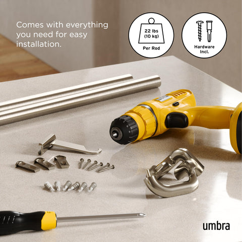 Umbra Twilight adds privacy and reduces glare in bedrooms and media rooms.