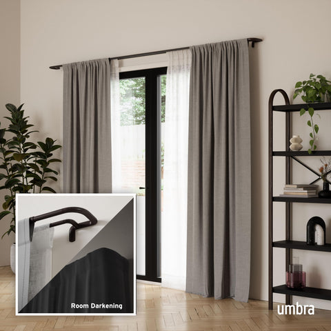Umbra Twilight dark bronze finish adds subtle, modern style to any room