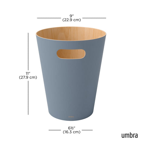 Umbra Woodrow curved shape adds modern style to any room