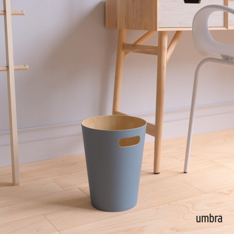 Umbra Woodrow integrated handles for effortless transport and placement