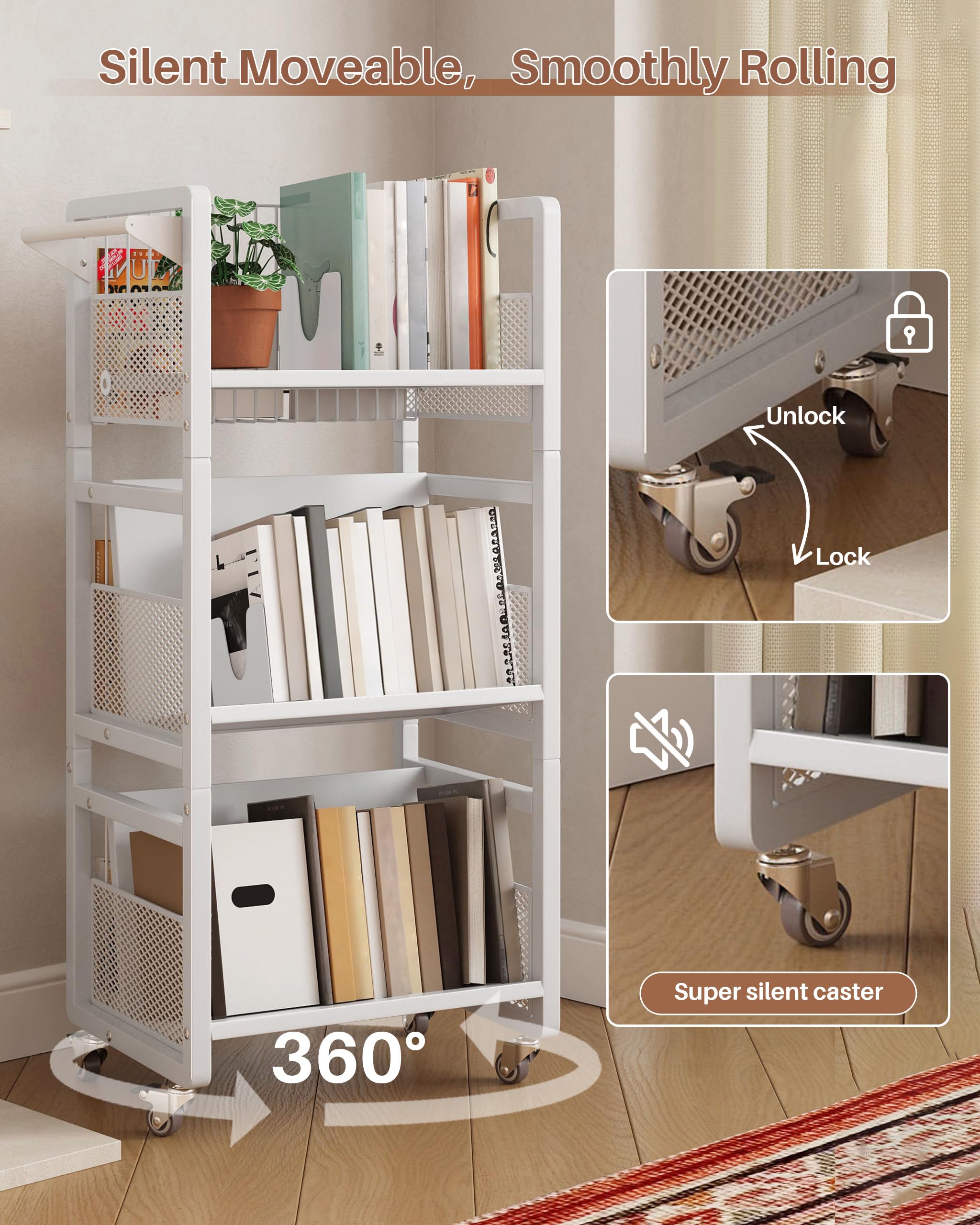 UMDONX magnetic bookends keeping items upright during transport