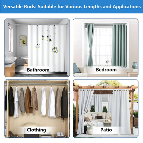 Umimile stainless steel rod adds a clean, durable look to spaces.