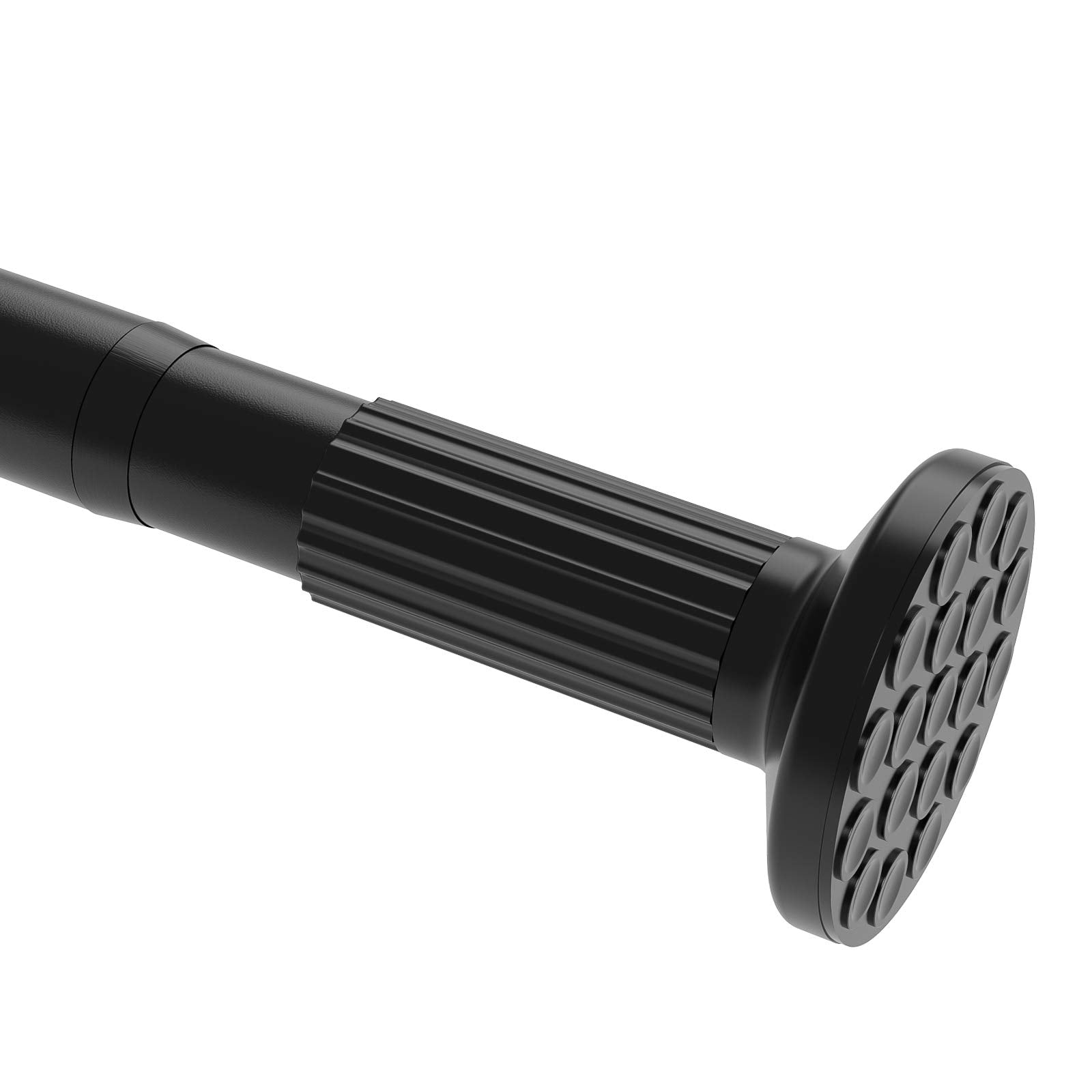 Umimile tension rod extended to 51-126 inches for versatile shower or window setup.