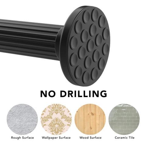 Umimile black finish adds a modern look to spaces