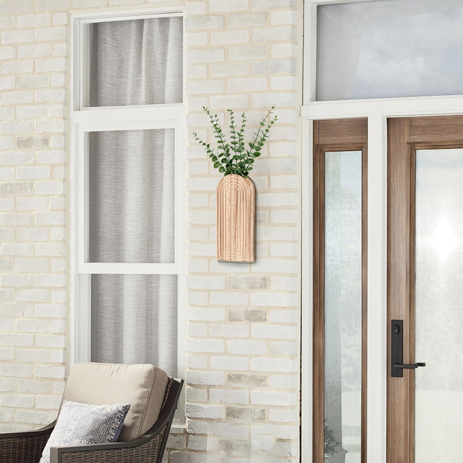 Umitiu boho wall planter for dining room display adds stylish plant art.