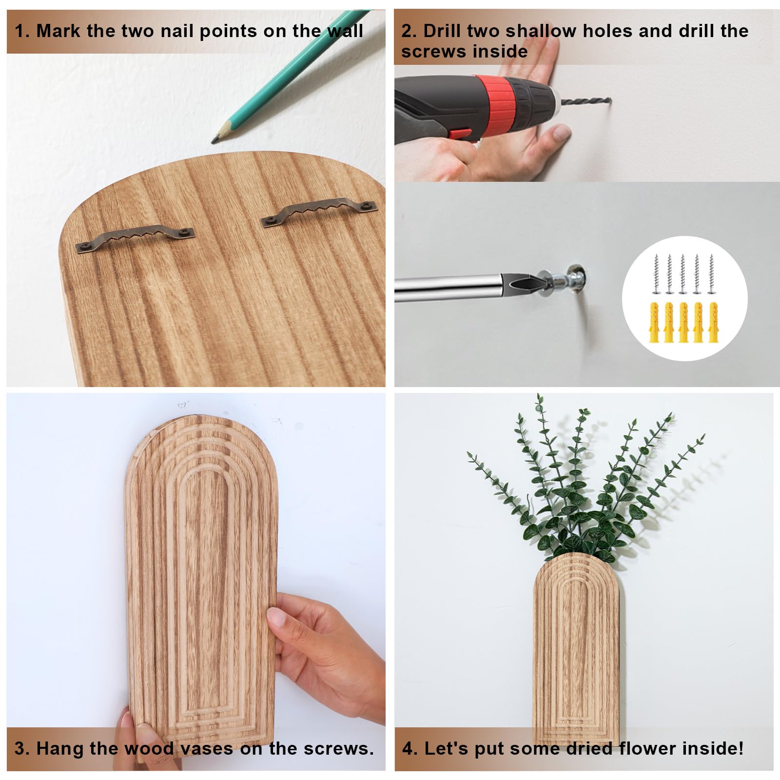 Umitiu gift-ready wall art planter makes a thoughtful housewarming gift.