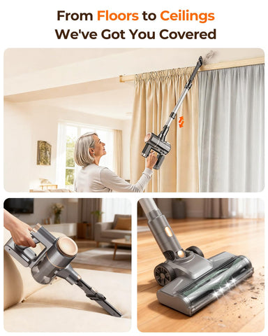 UML0 N8 dual suction modes enable Eco or Max cleaning