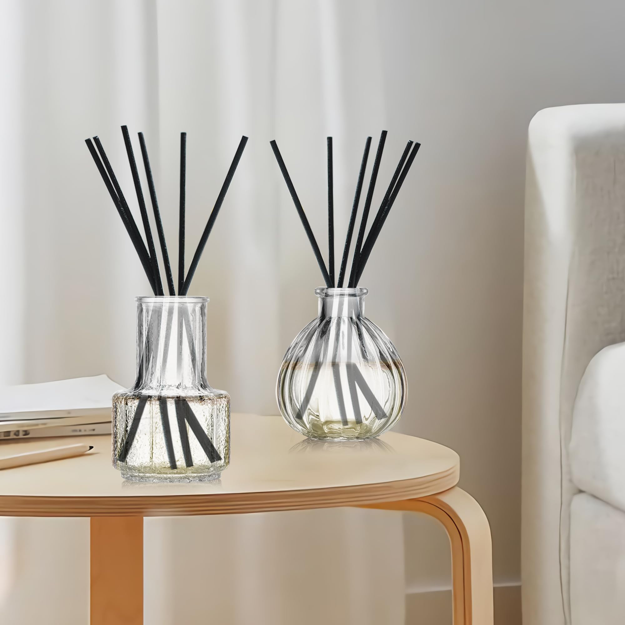 Unbreakable decorative vases add chic accents to living spaces.